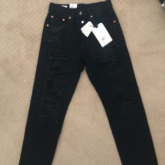 Levis 501 Black - Picture 1 of 3